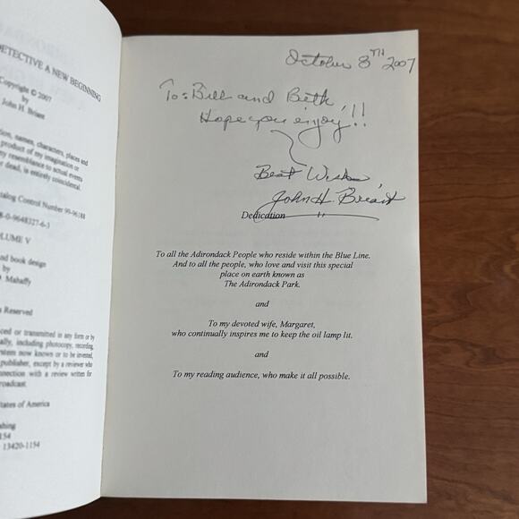 John Briant The Adirondack Detective Series Lot of 3 Trade Paperback One Signed - Picture 7 of 16